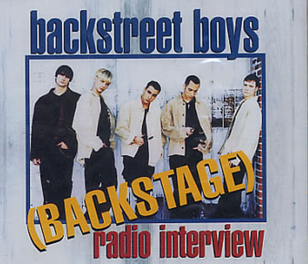 Backstreet Boys Backstage Radio Interview UK Promo CD album (CDLP) BSBCD002