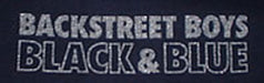 Backstreet Boys Black & Blue UK Promo t-shirt BKBTSBL204297