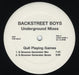 Backstreet Boys Quit Playing Games - Underground Mixes US Promo 12" vinyl single (12 inch record / Maxi-single) JDAB-42460-1