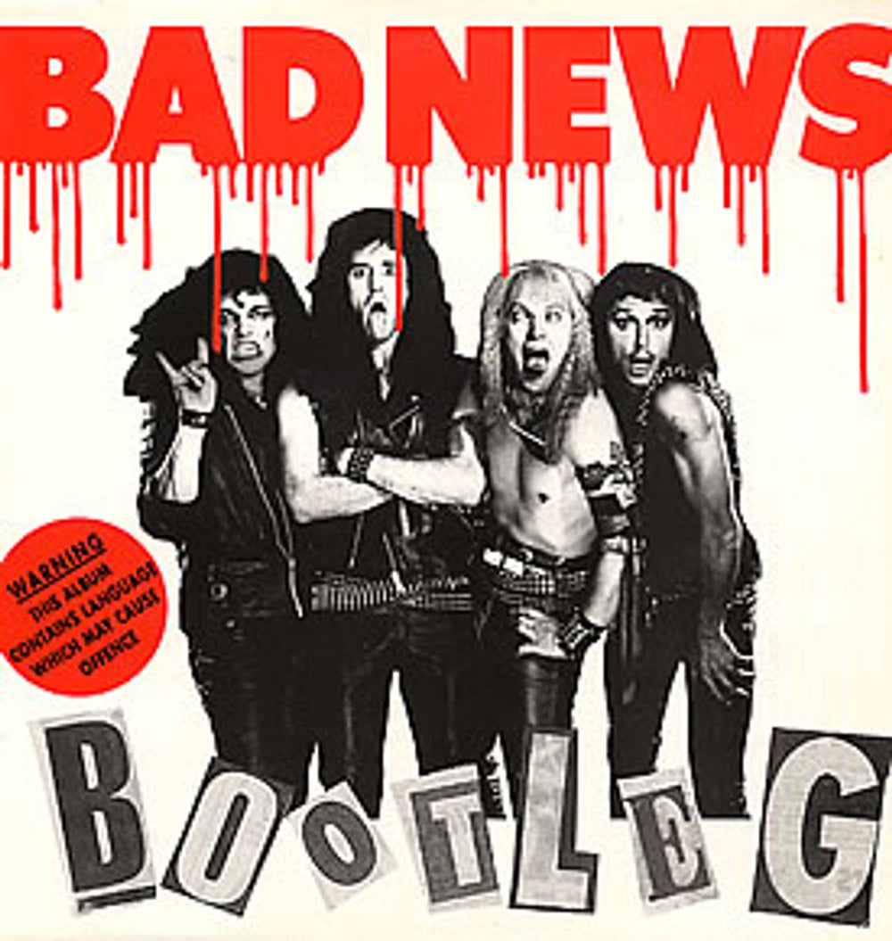 Bad News Bootleg UK vinyl LP album (LP record) EMC3542