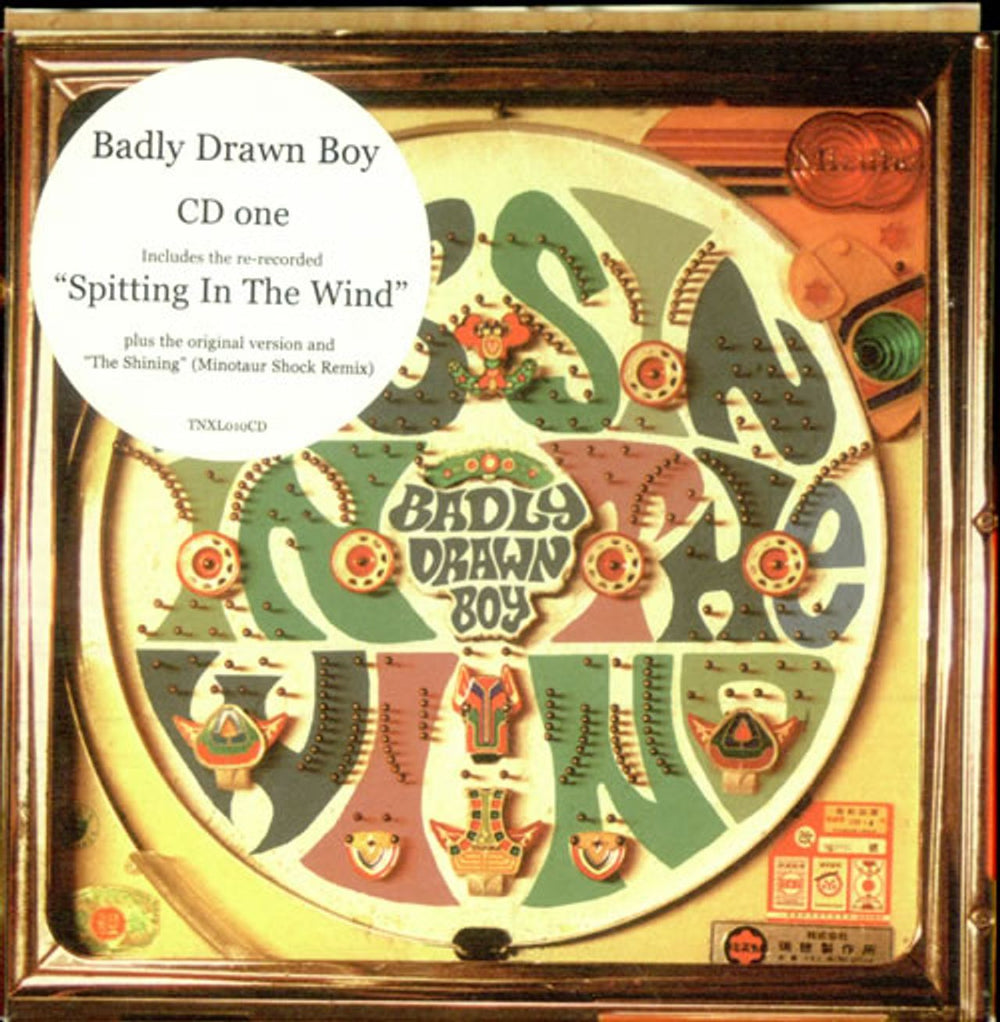 Badly Drawn Boy Spitting In The Wind UK CD single (CD5 / 5") TNXL010CD