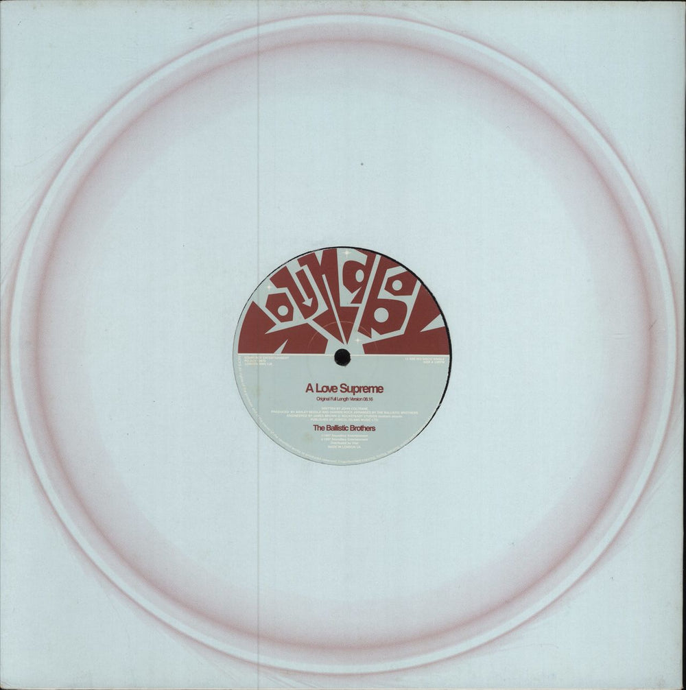 Ballistic Brothers A Love Supreme UK 12" vinyl single (12 inch record / Maxi-single) 12SBE003