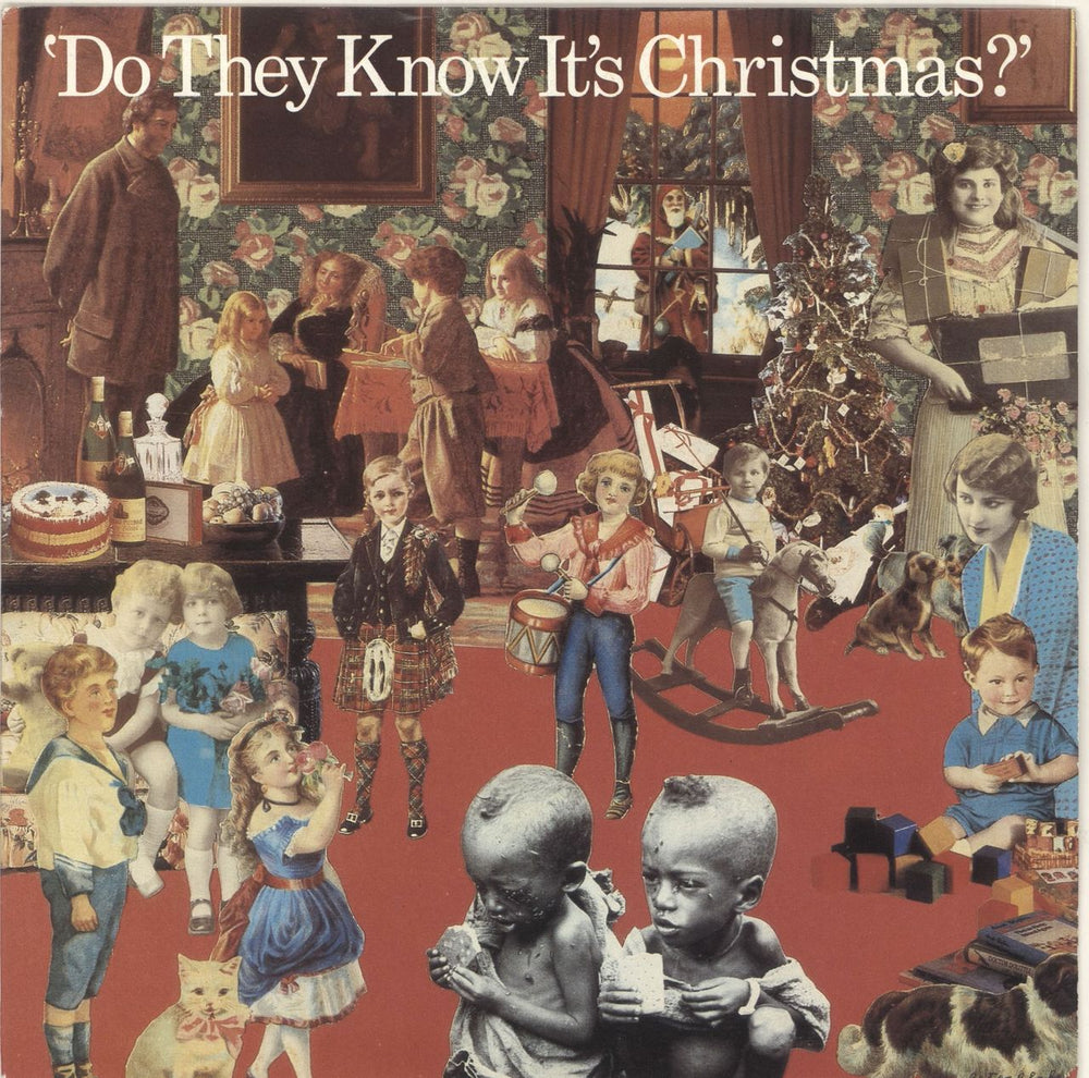 Band Aid Do They Know It's Christmas? - 2nd - Solid UK 7" vinyl single (7 inch record / 45) FEED1