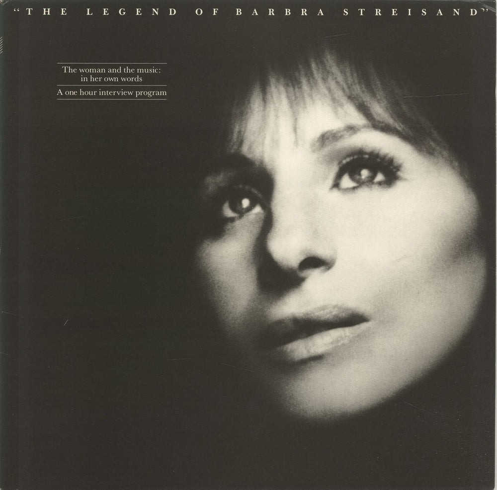 Barbra Streisand The Legend Of..Interview Sampler US Promo 2-LP vinyl record set (Double LP Album) A2S1779