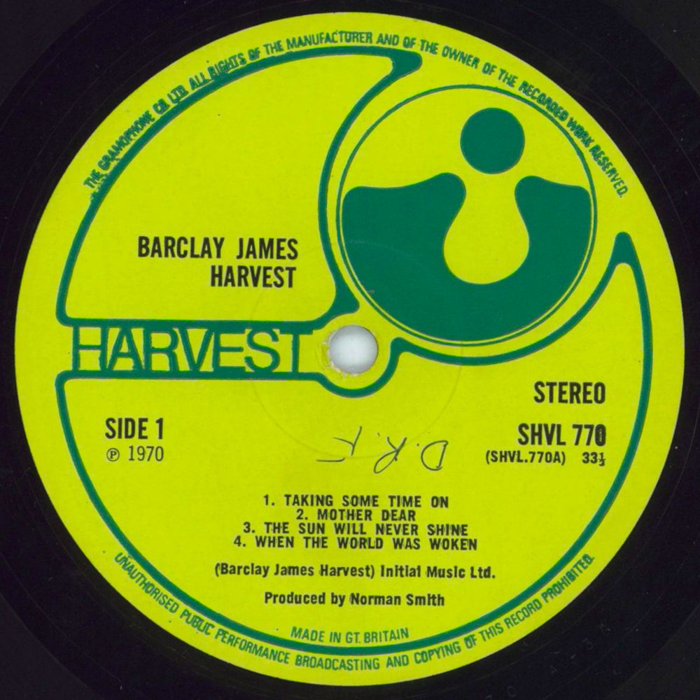 Barclay James Harvest Barclay James Harvest - 1st - VG UK vinyl LP album (LP record) BJHLPBA579528