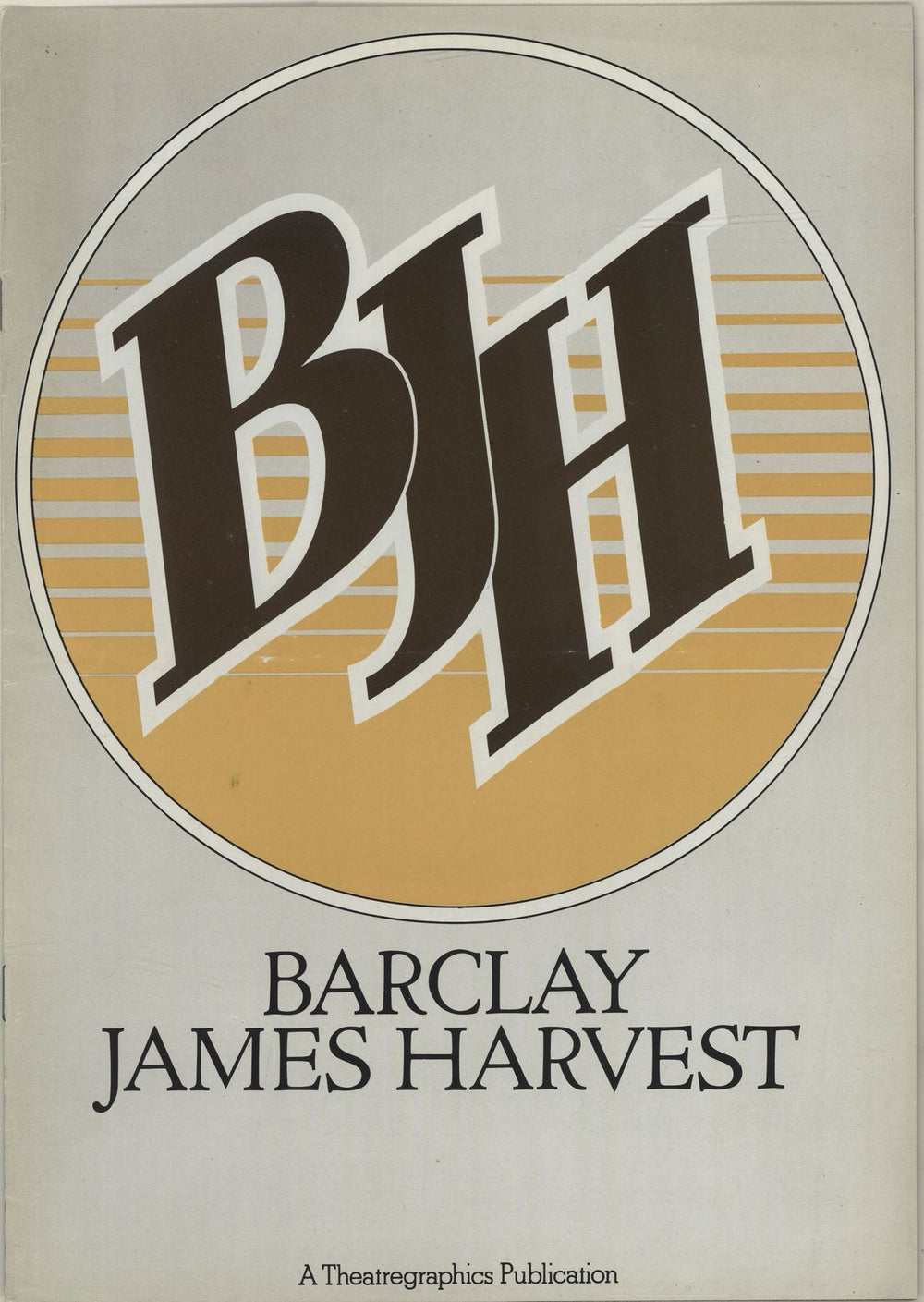 Barclay James Harvest In Concert UK tour programme TOUR PROGRAMME