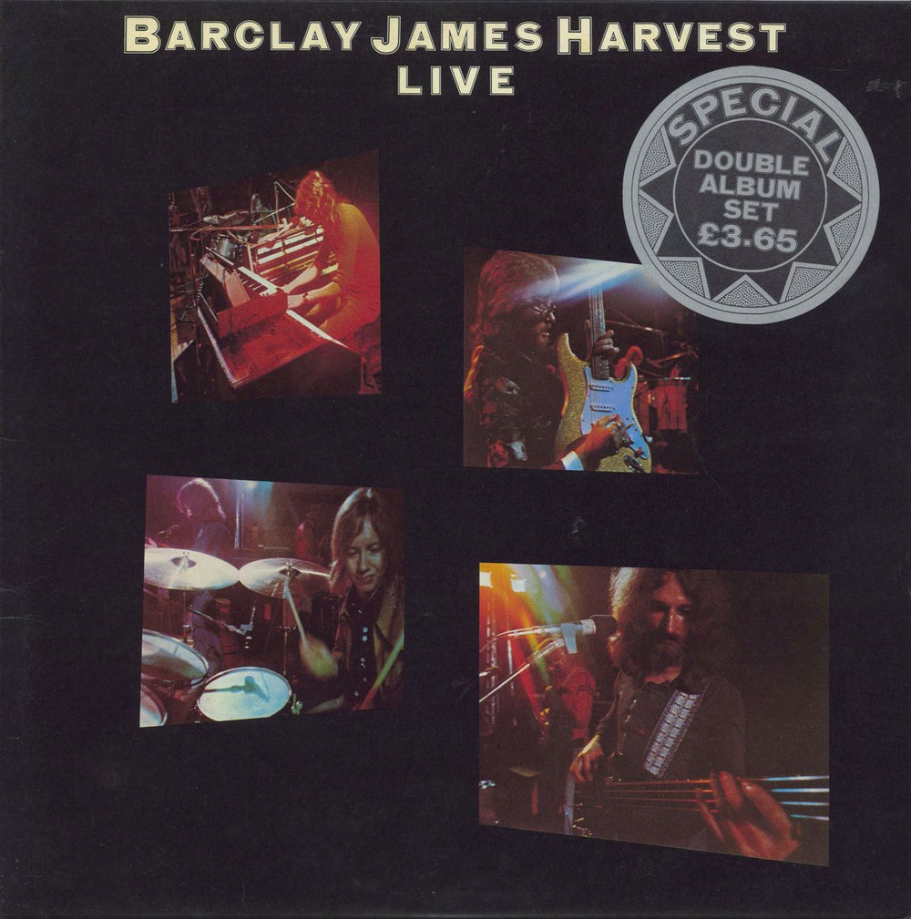 Barclay James Harvest Live - Hype Stickered - £3.65 UK 2-LP vinyl record set (Double LP Album) 2683052