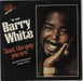 Barry White Just The Way You Are - White Vinyl UK 12" vinyl single (12 inch record / Maxi-single) BTCL2380