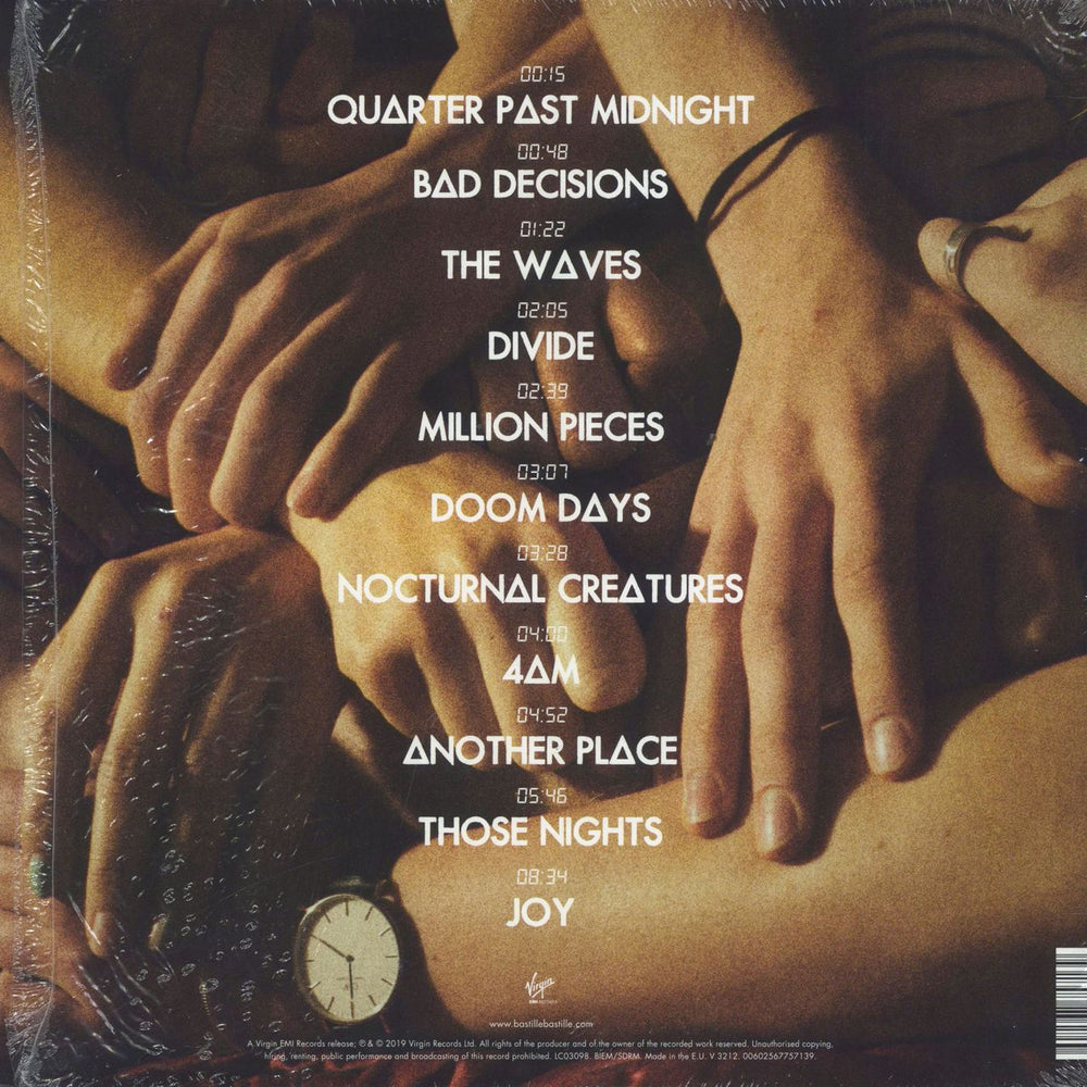 Bastille Doom Days - Autographed UK vinyl LP album (LP record) 602567757139