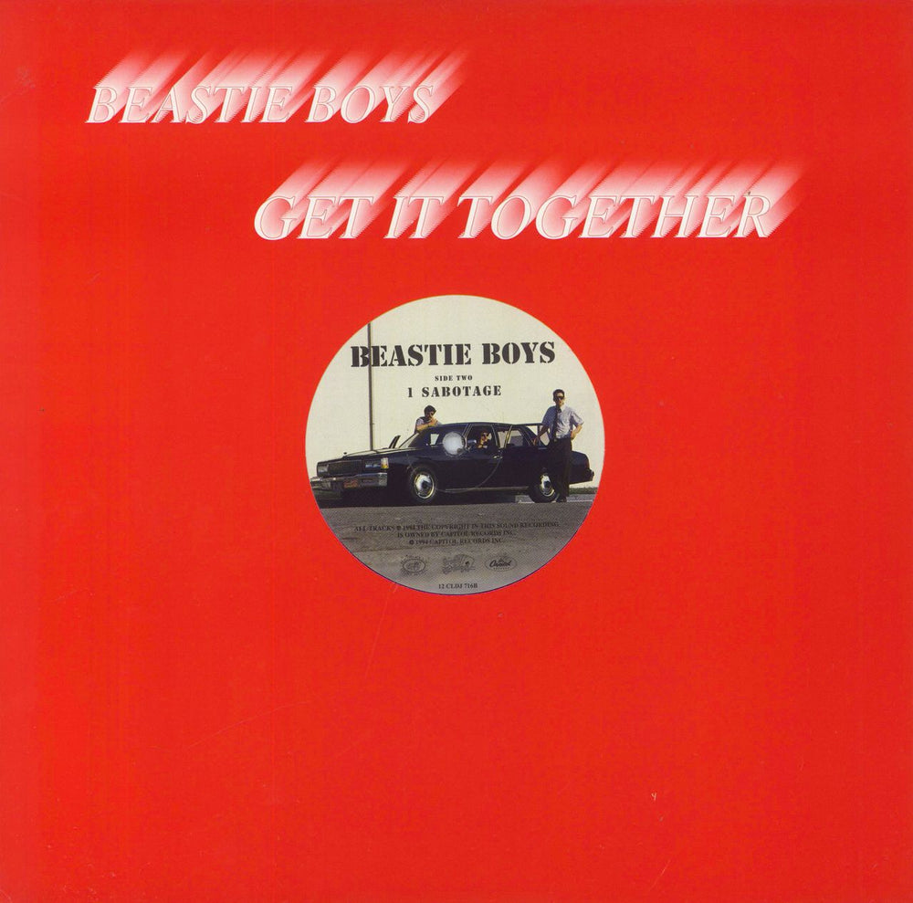 Beastie Boys Get It Together UK Promo 12" vinyl single (12 inch record / Maxi-single) 12CLDJ716