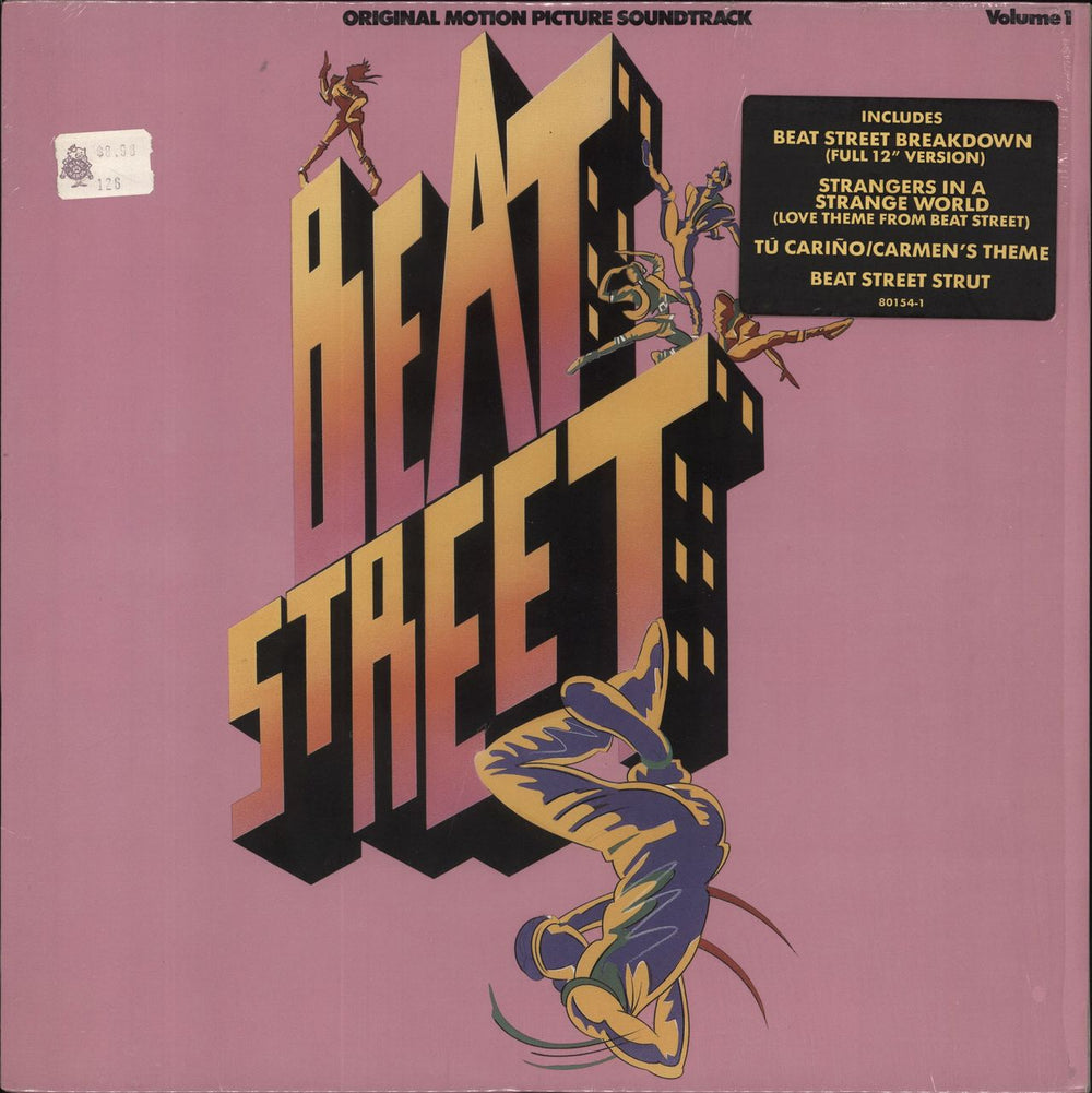 Beat Street (movie) Beat Street - Volume 1 - stickered shrink US vinyl LP album (LP record) 80154-1