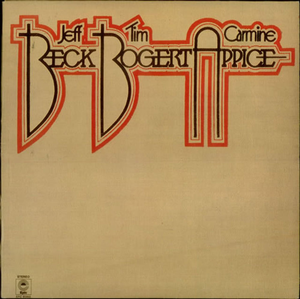 Beck, Bogert & Appice Beck, Bogert, Appice - 2nd UK vinyl LP album (LP record) EPC65455