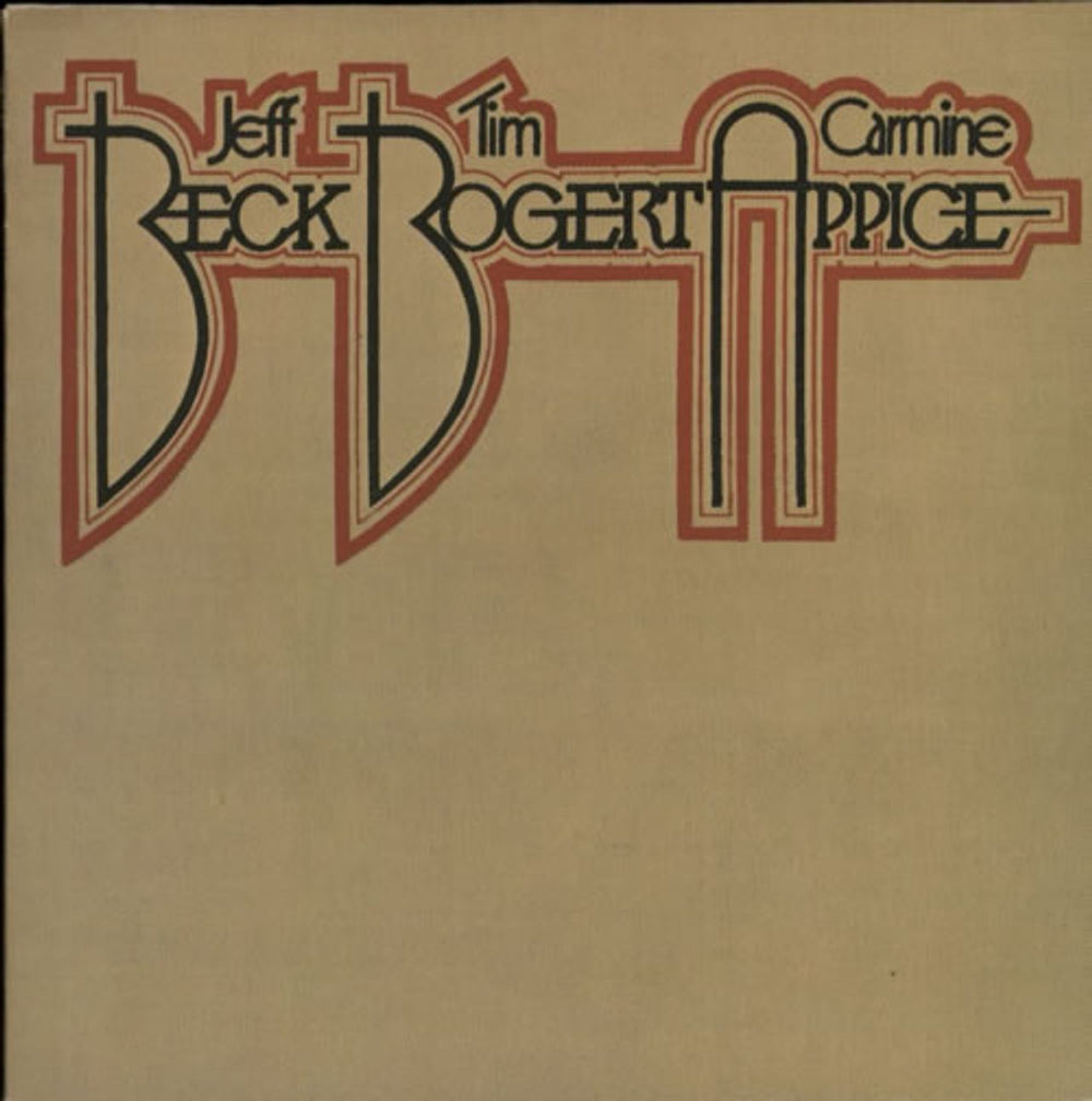Beck, Bogert & Appice Beck, Bogert, Appice Dutch vinyl LP album (LP record) EMB31960