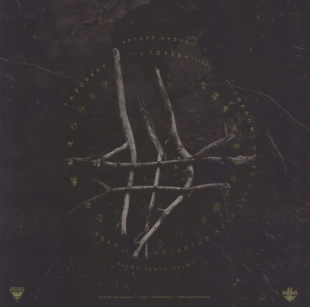 Behemoth A Forest - Black Swamp Vinyl + Autographed Insert Polish 12" vinyl single (12 inch record / Maxi-single)