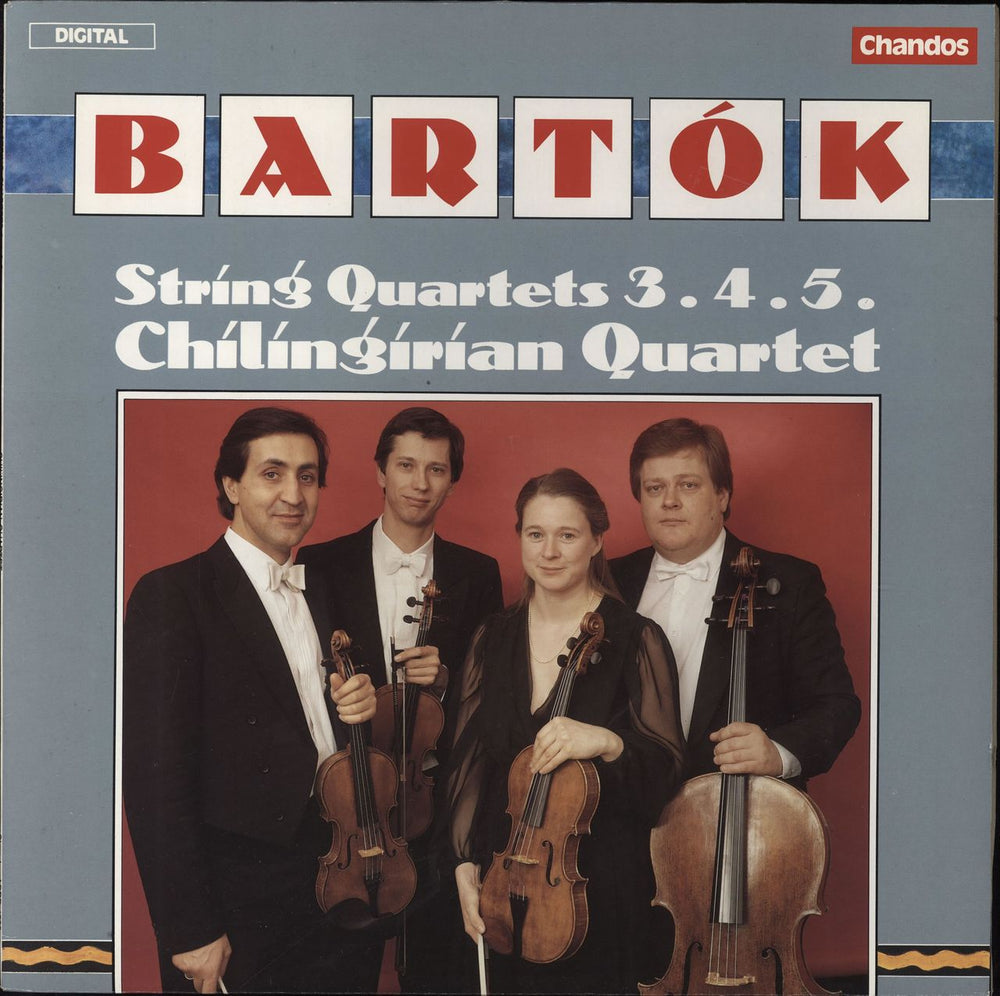 Béla Bartók Bartók: String Quartets Nos. 3, 4 & 5 UK vinyl LP album (LP record) ABRD1323