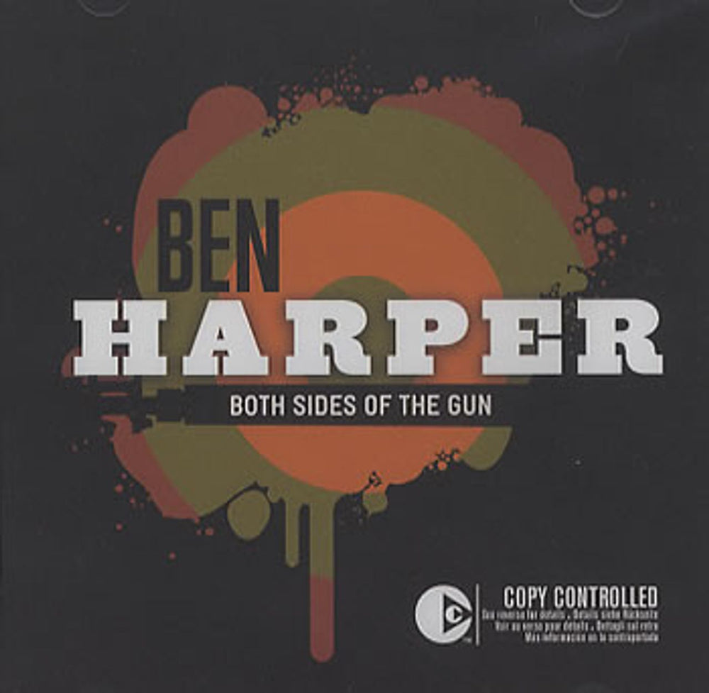 Ben Harper Both Sides Of The Gun + Press Release US Promo 2 CD album set (Double CD) 56181-2