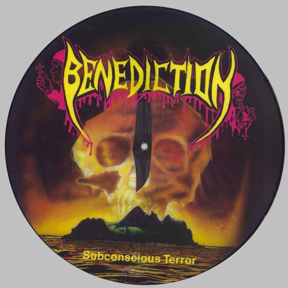 Benediction Subconscious Terror German Picture disc LP — RareVinyl.com