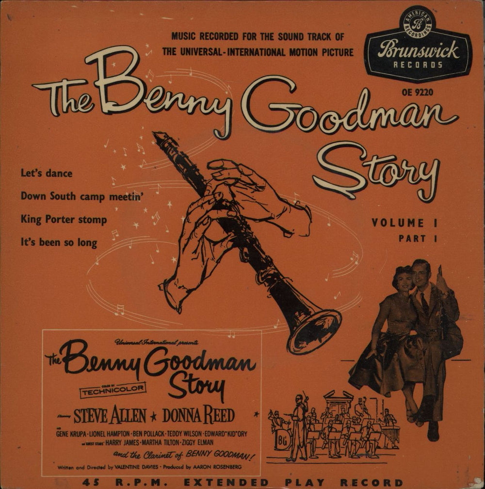 Benny Goodman The Benny Goodman Story Volume 1 Part 1 UK 7" vinyl single (7 inch record / 45) OE9220