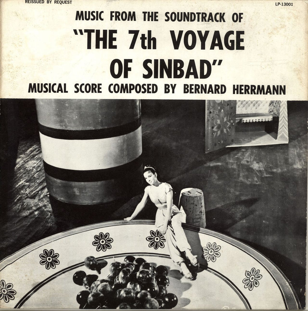 Bernard Herrmann The 7th Voyage Of Sinbad US vinyl LP album (LP record) LP-13001