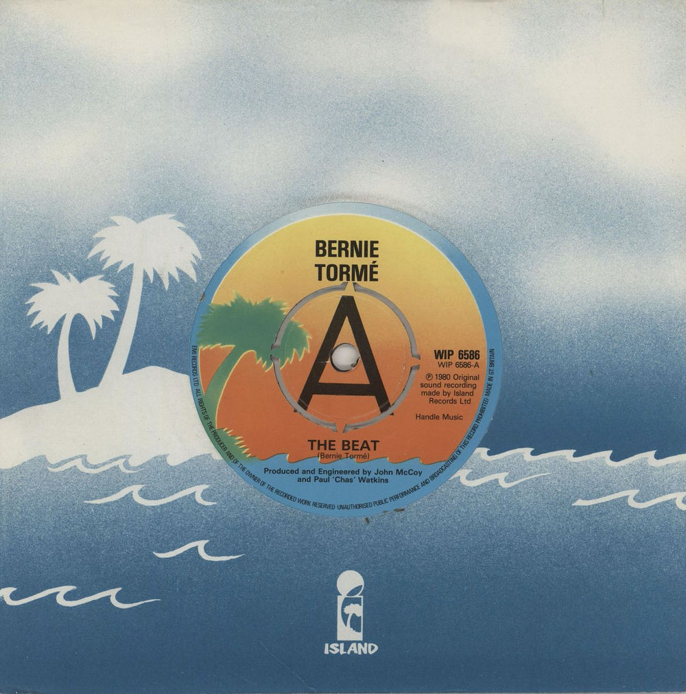 Bernie Tormé The Beat - Demo UK Promo 7" vinyl single (7 inch record / 45) WIP6586