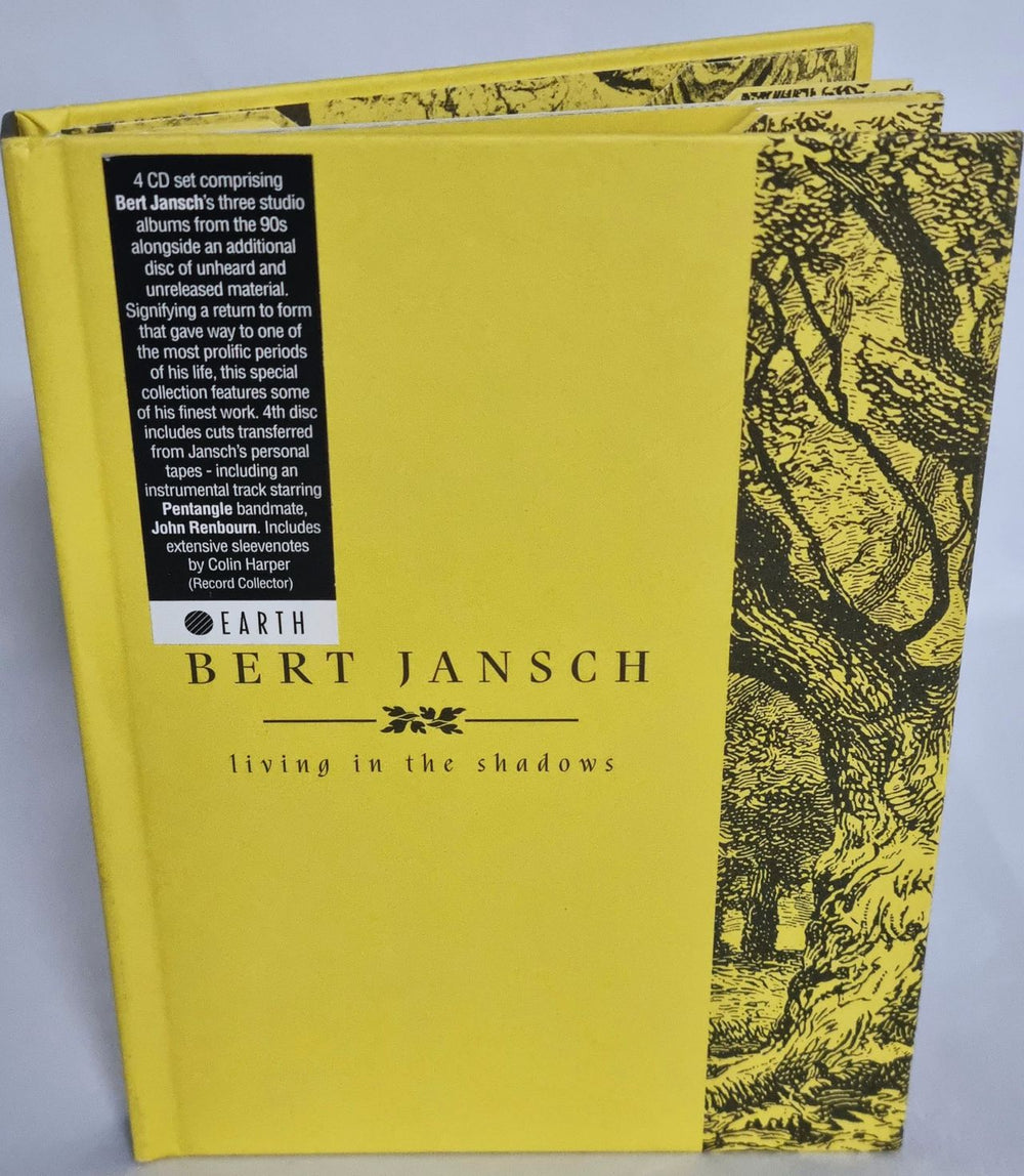 Bert Jansch Living In The Shadows UK 4-CD album set EARTHCD014