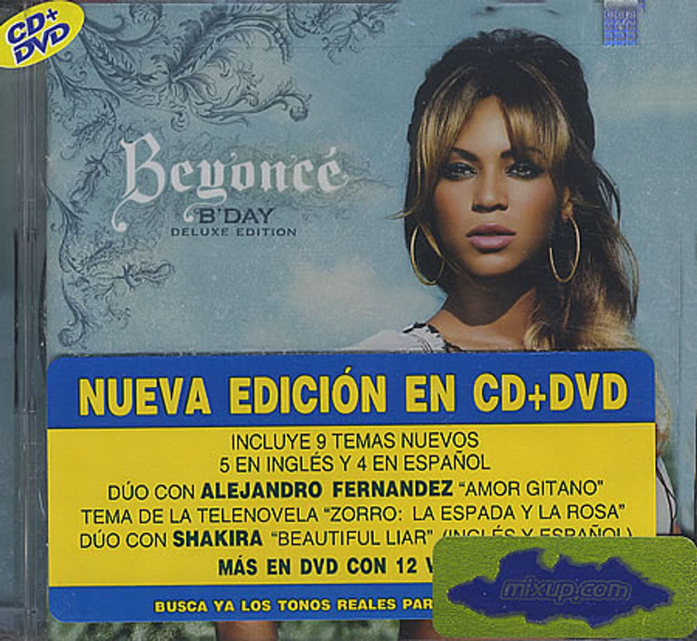 Beyoncé B'Day - Deluxe Edition Mexican 2-disc CD/DVD set 8869708391-2