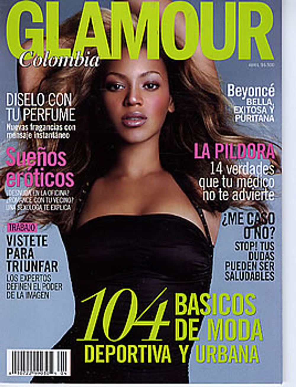 Beyoncé Glamour Colombian magazine APRIL 2004
