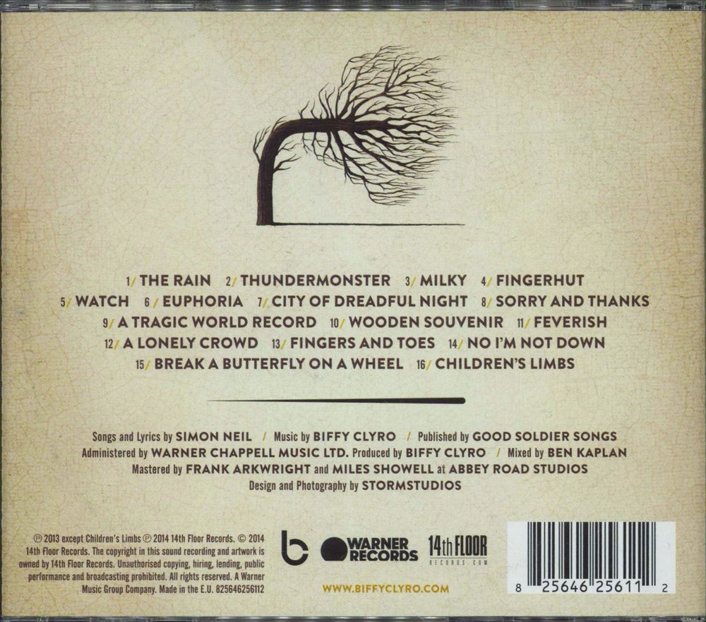 Biffy Clyro Similarities European CD album (CDLP) 825646256112