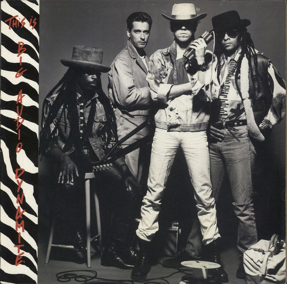 Big Audio Dynamite This Is Big Audio Dynamite - barcoded p/s UK vinyl LP album (LP record) 26714