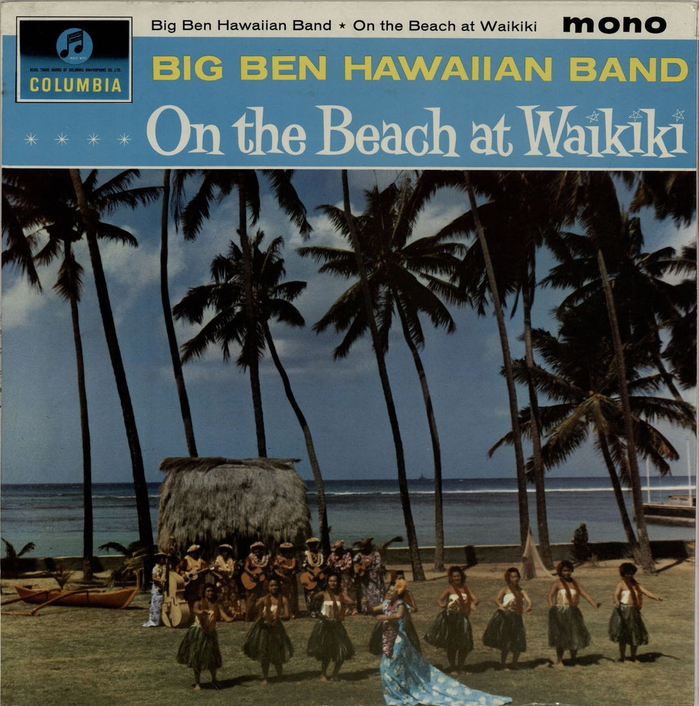 Big Ben Hawaiian Band On The Beach At Waikiki UK vinyl LP album (LP record) 33SX1527