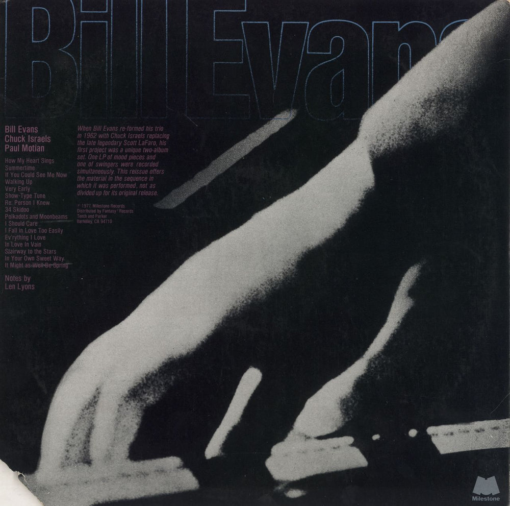 Bill Evans (Piano) The Second Trio US 2-LP vinyl record set (Double LP Album)