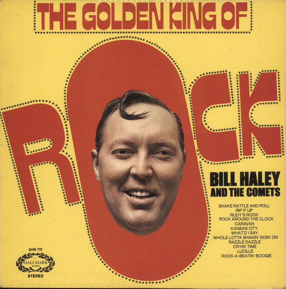 Bill Haley & The Comets The Golden King Of Rock UK vinyl LP album (LP record) SHM773