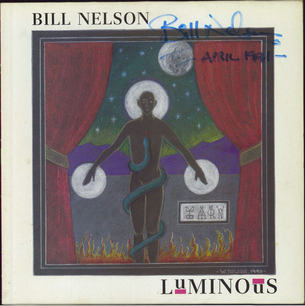 Bill Nelson Luminous - Autographed UK vinyl LP album (LP record) ILLUSION024