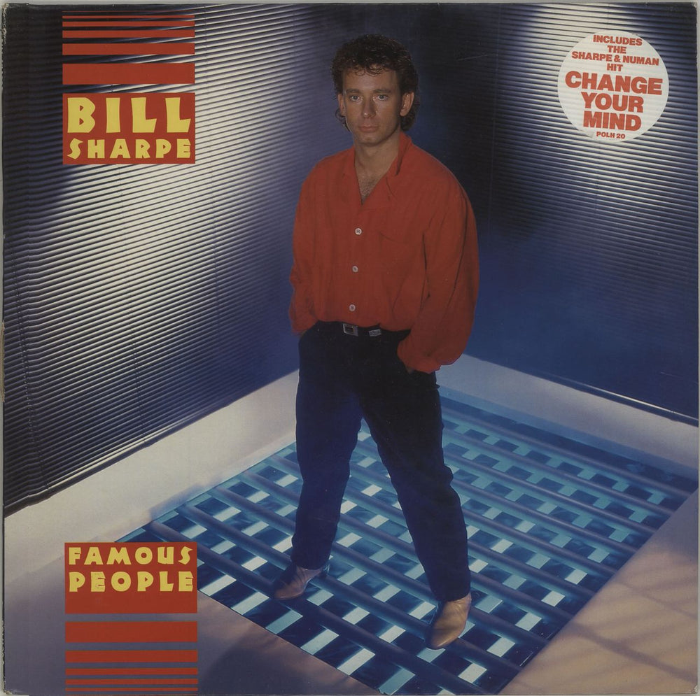 Bill Sharpe Famous People UK vinyl LP album (LP record) POLH20