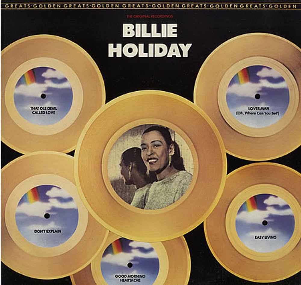 Billie Holiday Golden Greats UK vinyl LP album (LP record) MCM5011