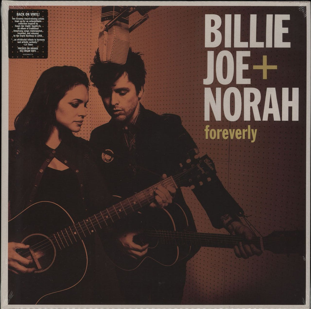Billie Joe Armstrong Foreverly - Orange Ice Cream Vinyl - Sealed UK vinyl LP album (LP record) 093624892731