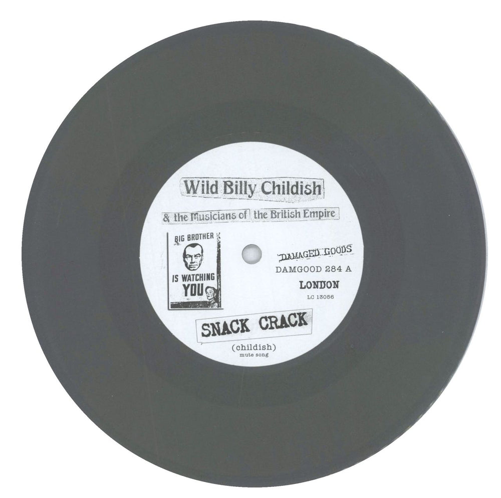 Billy Childish Snack Crack UK 7" vinyl single (7 inch record / 45) BLC07SN818253