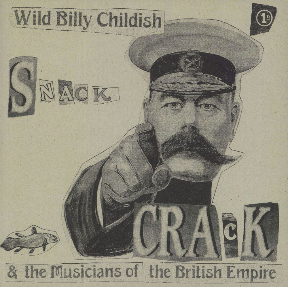 Billy Childish Snack Crack UK 7" vinyl single (7 inch record / 45) DAMGOOD284