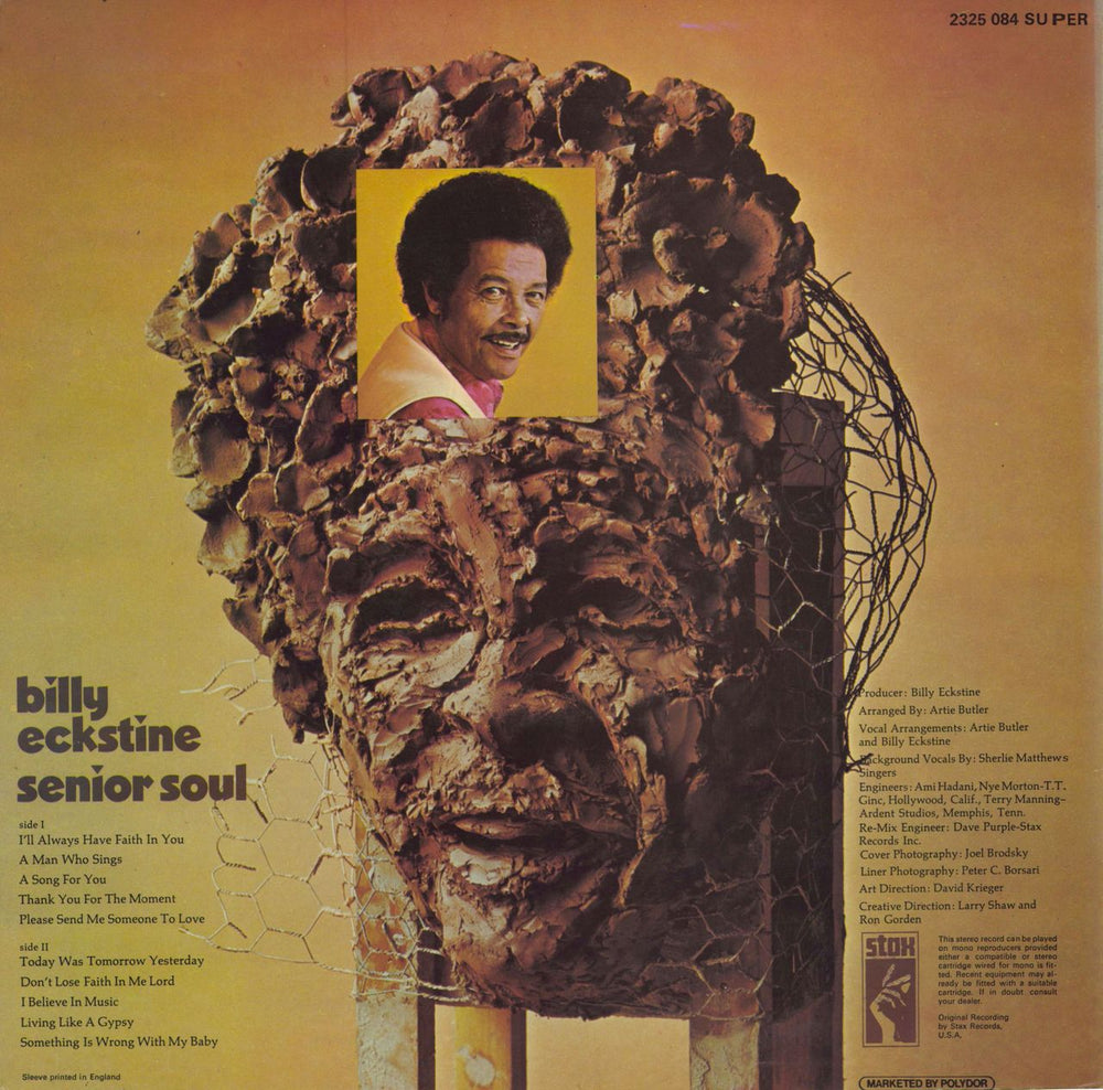 Billy Eckstine Senior Soul UK vinyl LP album (LP record)