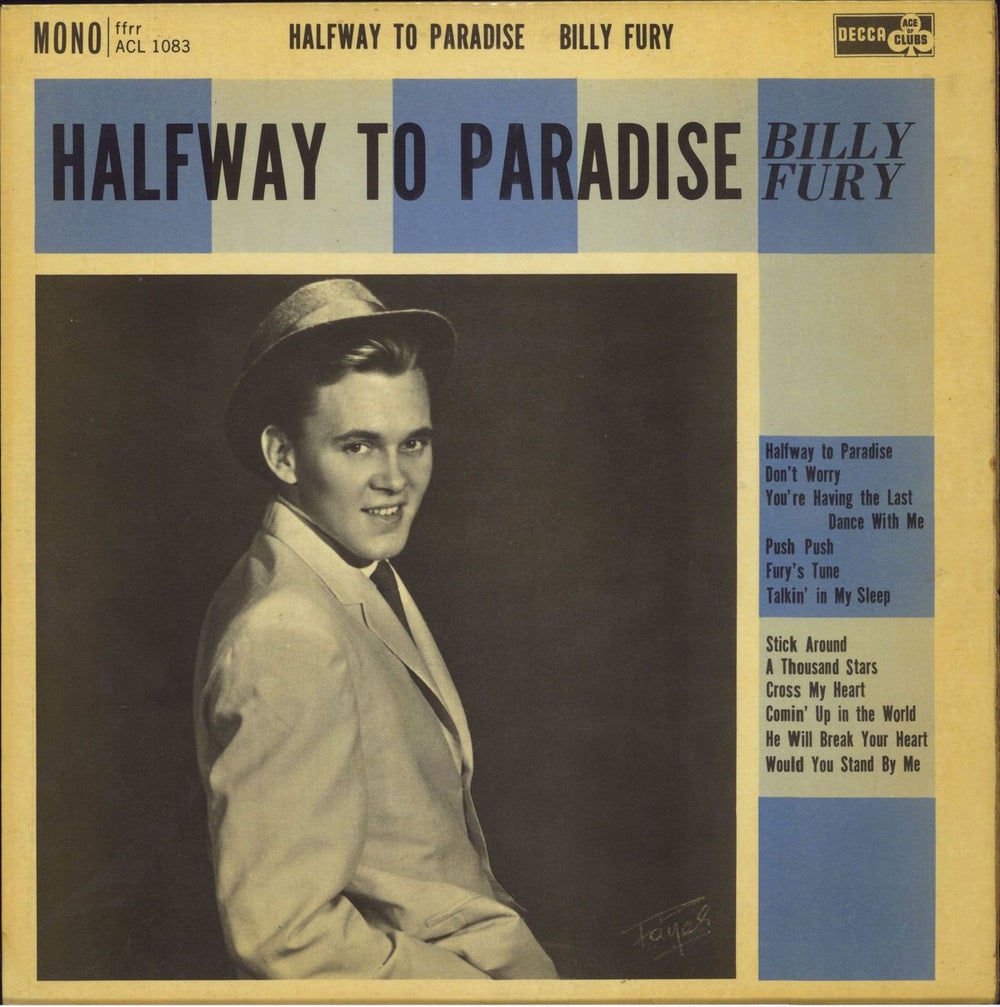 Billy Fury Halfway To Paradise UK vinyl LP album (LP record) ACL 1083