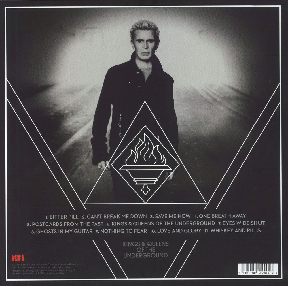 Billy Idol Kings & Queens Of The Underground UK 2-LP vinyl record set (Double LP Album) 5060186924083