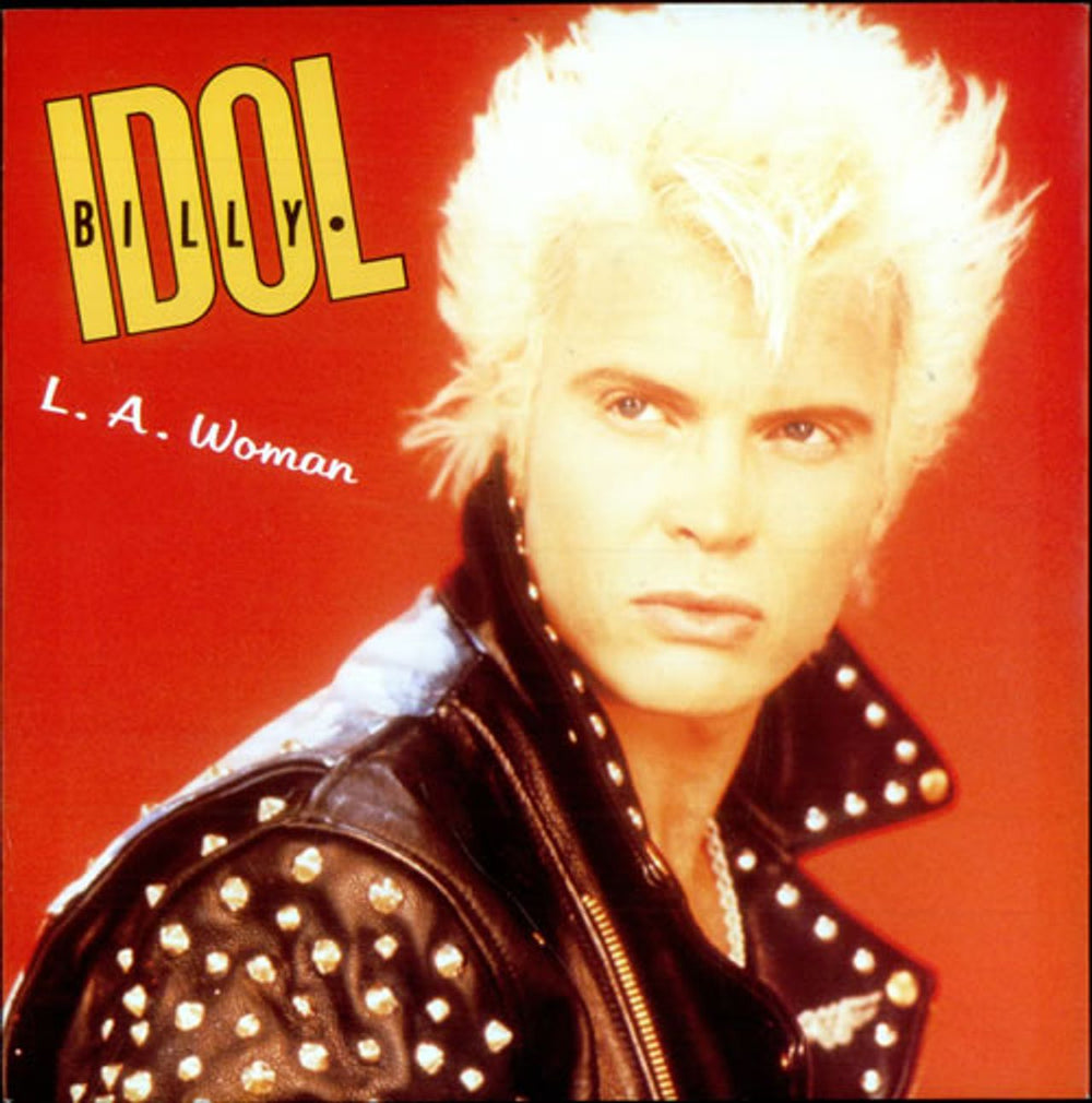 Billy Idol L.A. Woman UK 7" vinyl single (7 inch record / 45) IDOL15