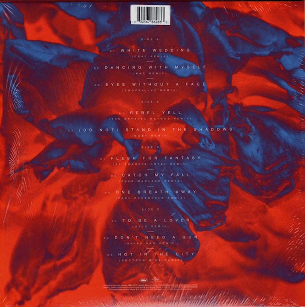 Billy Idol Vital Idol: Revitalized - Orange & Blue Vinyl - Sealed UK 2-LP vinyl record set (Double LP Album) 602567862833