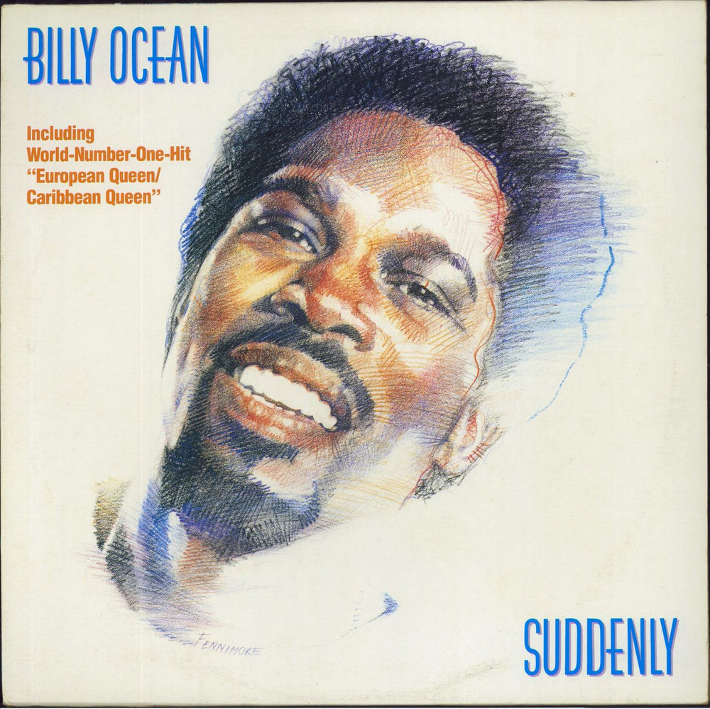 Billy Ocean Suddenly German vinyl LP album (LP record) 6.25984