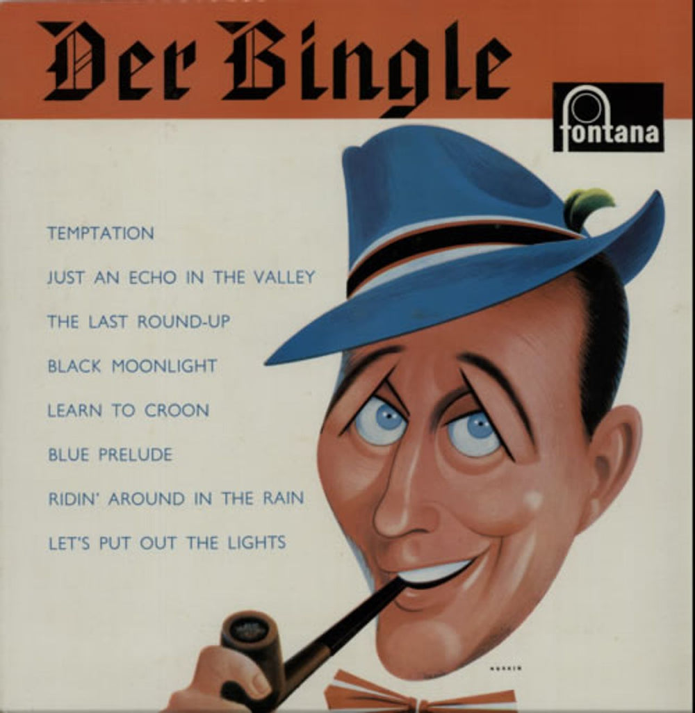 Bing Crosby Der Bingle UK 10" vinyl single (10 inch record) TFR6000