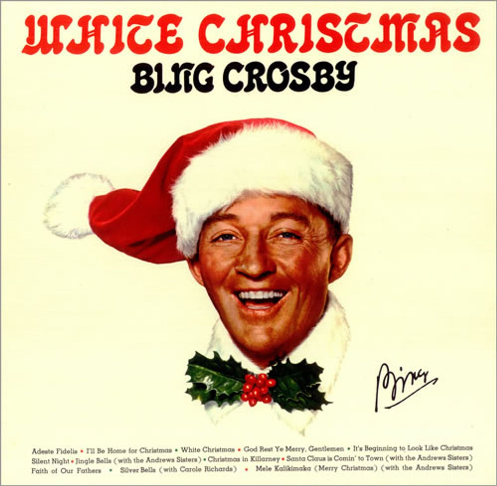 Bing Crosby White Christmas UK vinyl LP album (LP record) MCF2568