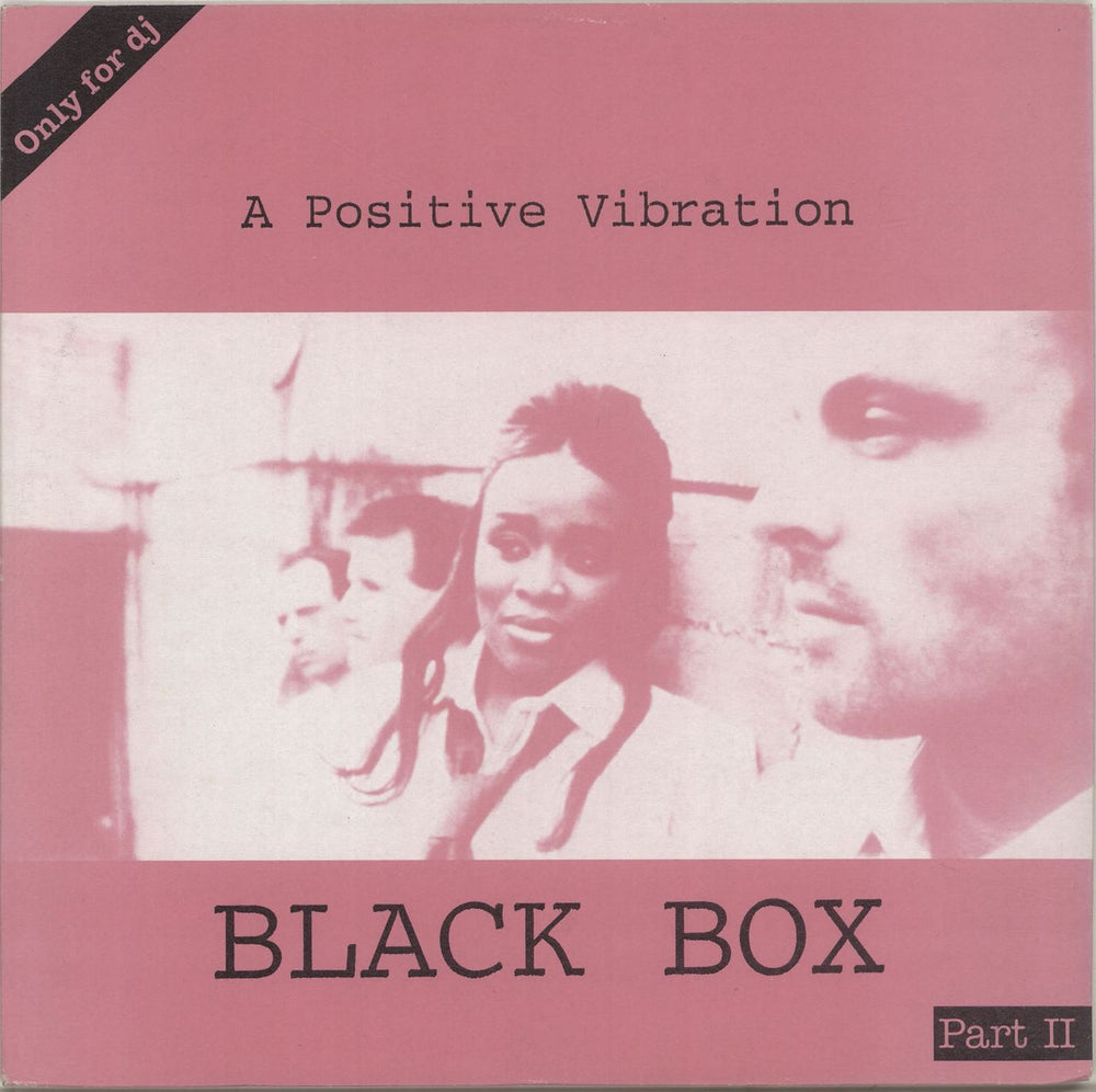 Black Box A Positive Vibration (Part II) Italian Promo 12" vinyl single (12 inch record / Maxi-single) GGM9549