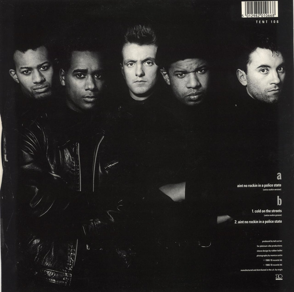 Black Britain Ain't No Rockin' In A Police State UK 12" vinyl single (12 inch record / Maxi-single) 5012982010668