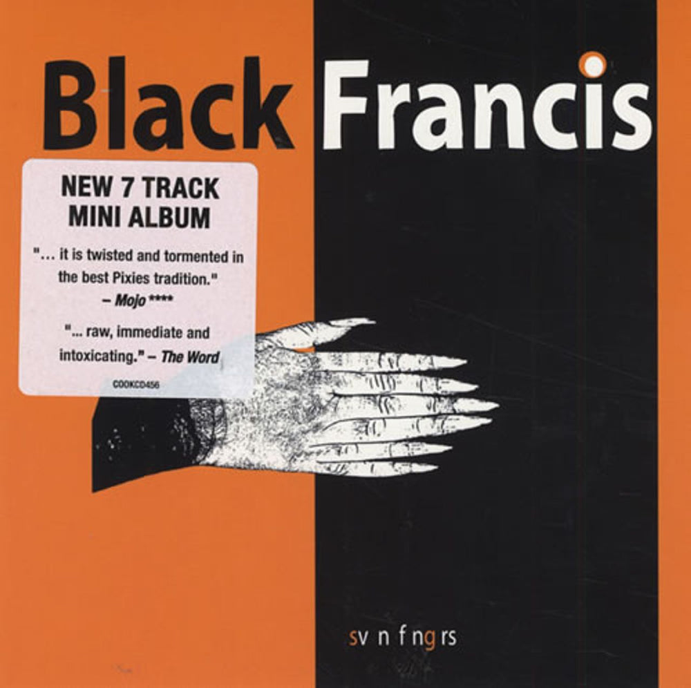 Black Francis Svn Fngrs UK Promo CD single (CD5 / 5") COOKCD456