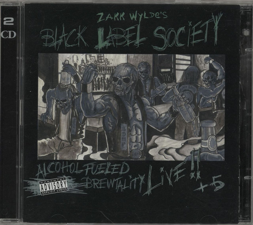 Black Label Society Alcohol Fueled Brewtality German 2 CD album set (Double CD) SPITCD112